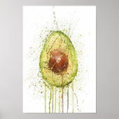 Avocado-Gemüse Poster (Vorne)