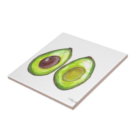 Avocado Gemüseküche Fliese (Seite)