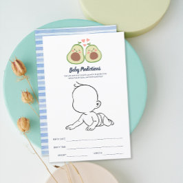 Avocado Gender Neutral Baby Shower Baby Vorhersage