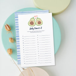 Avocado Gender Neutral Baby Shower Babyartikel