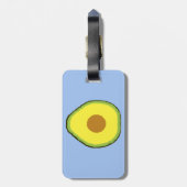 Avocado Gepäckanhänger (Rückseite vertikal)