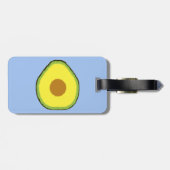 Avocado Gepäckanhänger (Rückseite horizontal)