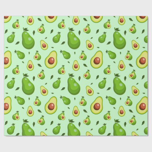 Avocado Geschenkpapier (Flach)