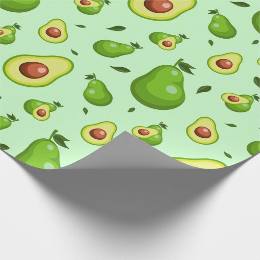 Avocado Geschenkpapier (Ecke)
