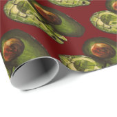 Avocado Geschenkpapier (Rolleneckpunkt)
