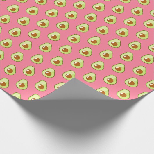 Avocado Geschenkpapier (Ecke)
