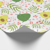 Avocado Geschenkpapier (Ecke)