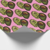 Avocado Geschenkpapier (Ecke)