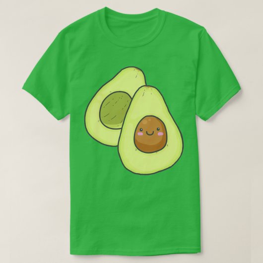 Avocado Gesichtsmaske T-Shirt (Design vorne)