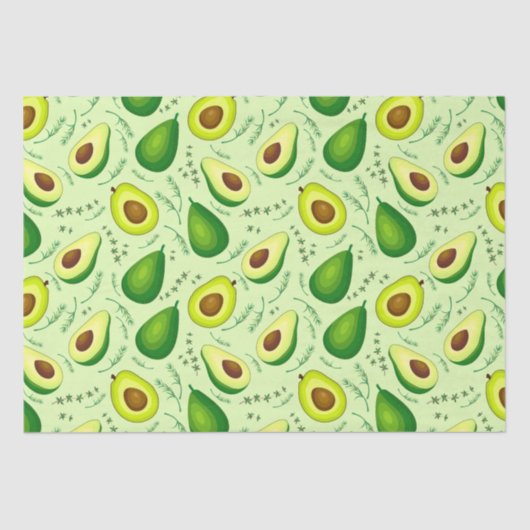 Avocado-Gewebepapier Seidenpapier (Vorderseite)