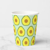 Avocado Glass Pappbecher (Rückseite)