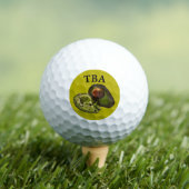 Avocado Golf Balls Golfball (Insitu T-Shirt)