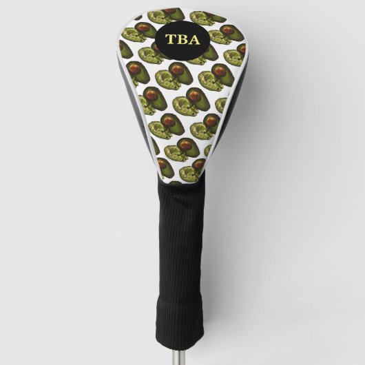 Avocado Golf Head Cover Golf Headcover (Vorderseite)