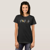 Avocado Gordon Setter Heartbeat Dog T-Shirt (Vorne ganz)