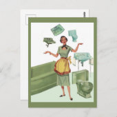 Avocado Green Appliances Vintage Werbung Postkarte (Vorne/Hinten)