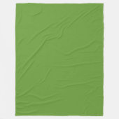 Avocado Green Fleecedecke (Vorderseite)