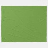 Avocado Green Fleecedecke (Vorderseite (Horizontal))