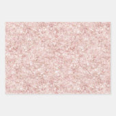 Avocado Green Glitter Pink Cream Gold Birthday Geschenkpapier Set (Vorderseite 2)