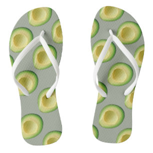 Avocado Green Gray Avocados 4 Frank Badesandalen
