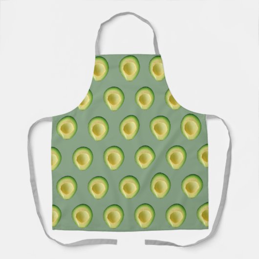 Avocado Green Guacamole 4Alex All-over Print-Schür Schürze (Vorderseite)