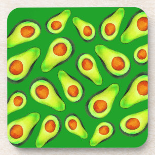 Avocado Green Health Frucht Feinschmecker Getränkeuntersetzer