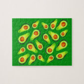 Avocado Green Health Frucht Feinschmecker Puzzle (Horizontal)