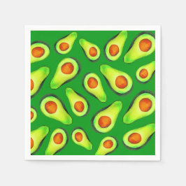 Avocado Green Health Frucht Feinschmecker Serviette
