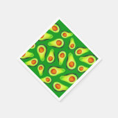 Avocado Green Health Frucht Feinschmecker Serviette (Ecke)
