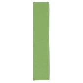 Avocado Green Kurzer Tischläufer (Vorderseite)
