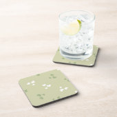 Avocado Green Liebe Hearts Untersetzer (Rechte Seite)