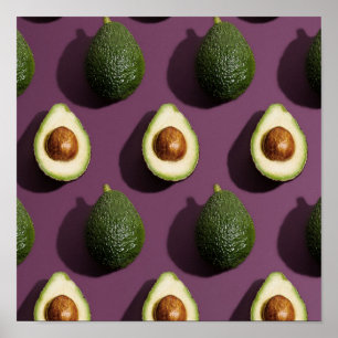Avocado Green Lila Poster
