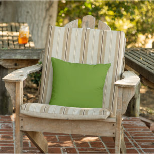 Avocado Green Outdoor Throw Kissen