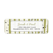 Avocado Green Rücksendeadressen-Aufkleber (Vorne)