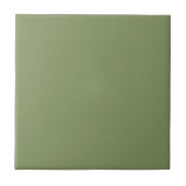 Avocado Green solide Farbe Tile Fliese (Vorderseite)