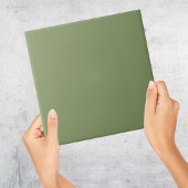 Avocado Green solide Farbe Tile Fliese