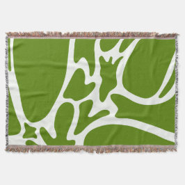 Avocado Green und Keramik White Decke