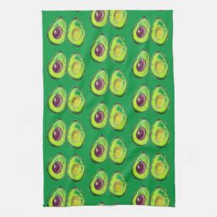 Avocado Green Veganer Feinschmecker Vegeterian Fei Geschirrtuch