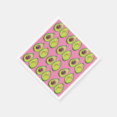 Avocado Green Veganer Feinschmecker Vegeterian Fei Serviette (Ecke)