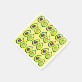 Avocado Green Veganer Feinschmecker Vegeterian Fei Serviette (Ecke)