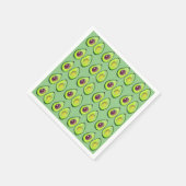 Avocado Green Veganer Feinschmecker Vegeterian Fei Serviette (Ecke)