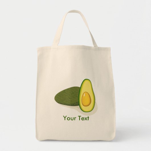 Avocado Grocery Tote Bag Tragetasche (Vorne)