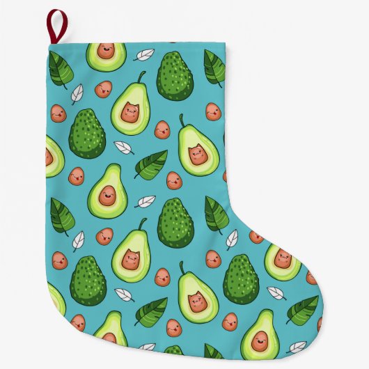 Avocado Grosser Weihnachtsmarkt Strumpf Großer Weihnachtsstrumpf (Vorderseite)