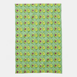 Avocado Grün Vegan Foodie Vegetarier Foodie Geschirrtuch