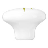 Avocado Grüne Atombombe Sternexplosion Mitte des J Keramikknauf (Seitenansicht)