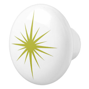 Avocado Grüne Atombombe Sternexplosion Mitte des J Keramikknauf