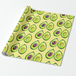 Avocado Grüner Veganer Foodie Vegetarischer Foodie Geschenkpapier
