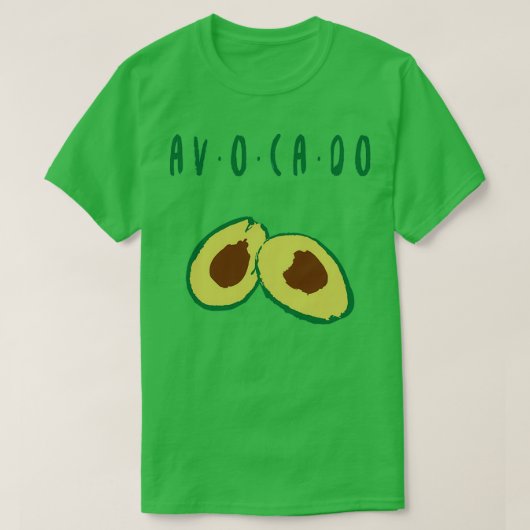 Avocado Guacamole 2 T-Shirt (Design vorne)
