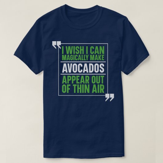 Avocado Guacamole KostümMagischer Avocado Lover T-Shirt (Design vorne)