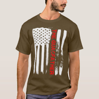 Avocado Guacamole T Gift GuacVater USA Flagge T-Shirt