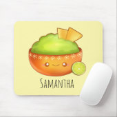 Avocado Guacamole und Tortilla Chips Mousepad (Mit Mouse)